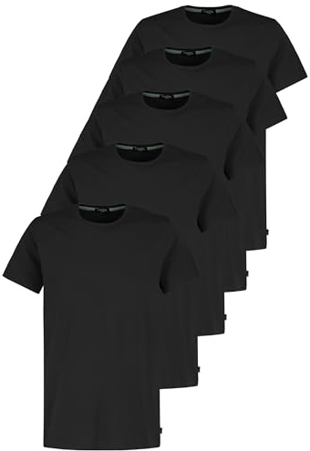 Herren T-Shirt | Baumwolle | Regular Fit | Rundhals | Kurzarm | unifarben | atmungsaktiv | Ohne Verschluss | Basic-Style