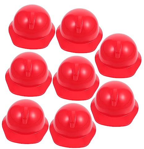 Supvox 10stücke Miniatur-bauhelm Aus Kunststoff Für Puppe Mini-puppenhelm Modellhelm Puppenzubehör Puppenhelm-dekor Helm Für Mini-Puppe