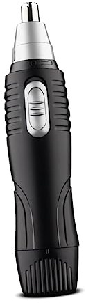 Gogogmee 2-in-1 Nasen und Barttrimmer für Männer mit Reinigungssystem und Ergonomischem Design Einfach zu Reinigen für Reisen und Geschäftsreisen