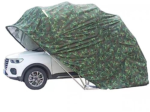 IEOWY Carport Home Autohaus, hydraulisch zusammenklappbar, einfache Mobile Garage, einziehbares Autohaus, geeignet für Sonnenschutz und Regenschutz für Autos (Tarnung)