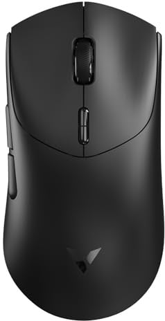 Rapoo VT7 Wireless Gaming Mouse, True 8K Wireless Polling Rate, 53g Lightweight, Up to 750 Hr Battery, Nordic nRF54L15 MCU, 100-Million Mechanical Switch, 10 Programmable Buttons, Macro Enabled