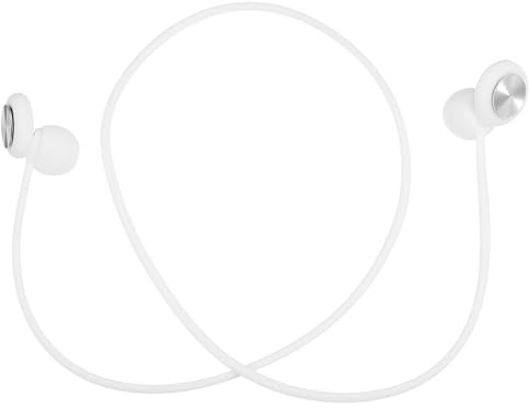 BELLIFFY Noise Cancelling Silver White CD Pattern for Travel Concerts Swimming and Sleep Silicone Hearing Protection with Neckband Cord Strap for Noise Reduction and Snoring Aid