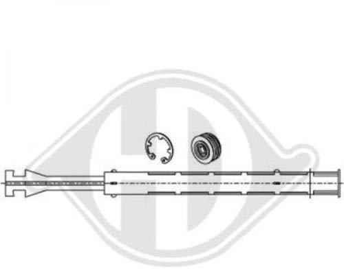 DIEDERICHS Filtre déshydratant climatisation Bouteille Déshydratante DCT1301 avec bouchon/couvercle