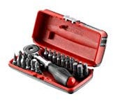 FACOM FAC31183 Coffret Porte cliquet 1/4 Manche Rotatif + 22 Embouts-R.PE360J22PB