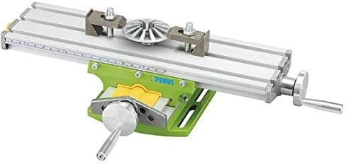 TAVOLA A CROCE IN ALLUMINIO FERVI T018/330 x FRESATRICE TRAPANO A COLONNA TORNIO