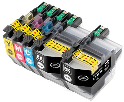 ESMOnline 5 kompatible XL Druckerpatronen (4 Farben) für LC-3219 LC-3217 | Brother MFC-J5330DW, -J5335DW, -J5730DW, -J5830DW -J5930DW Brother MFC-J6530DW, -J6535DW, -J6730DW -J6930DW, -J6935DW