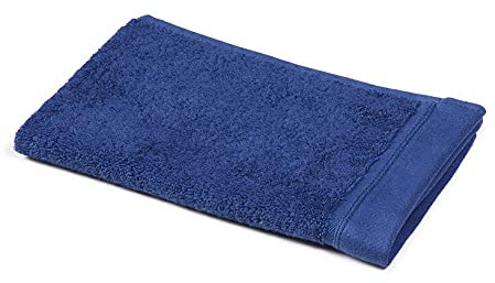 Sowel® Asciugamano Ospite 30 x 50 cm, 100% Cotone Biologico, Prodotto in Portogallo, Blue Nvay