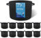 SunStream 10-Pack 10 Gallon 38L Heavy Duty Thickened Nonwoven Fabric Pots Potato Grow Bags with Handles