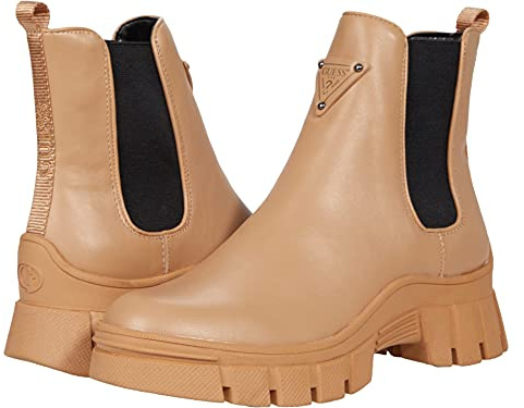 GUESS Hestia - Stivali da combattimento da donna, Nude, 36 EU