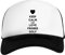 Keep Calm and Love Frisbee Golf Weiß Schwarz Unisex Kinder Baseball Cap Kids White Black