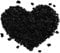 FYSL 1000 Stück Rosenblüten Schwarz Rosenblätter Künstliche Gefälschte Rosenblätter für Hochzeit Party Dekoration und Romantische Atmosphäre