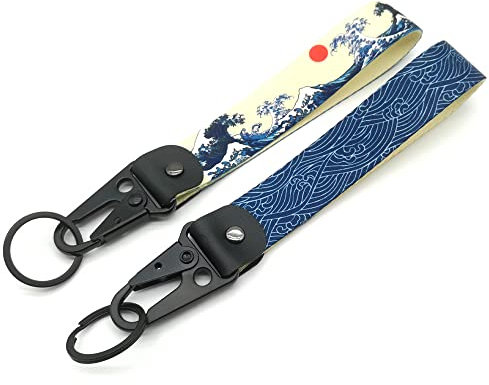 Rilo Kaoer 1 porte-clés JDM Style Turbo/Nos en aluminium, bleu