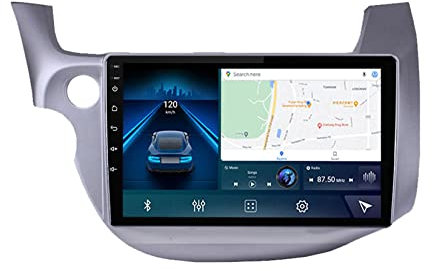 LIUWEIE Andriod 10 Navegador GPS para FIT Right 2008-2013 10 Inch Bluetooth Coche GPS Car Estéreo Receptor Video Bluetooth Espejo Enlace Coche Sistema Navegación Pantalla Resistiva Receptor