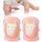 Rodilleras Antideslizantes para Bebés que Gatean, Rodilleras para Bebés Ayuda para Gatear con Rodilleras Antideslizantes de Goma para Bebés de 0 a 24 Meses para Protección de Bebés que Caminan