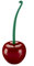 Cute Cherry-Shaped Toilet Brush Holder Set Thickened Brush Head Non-Slip Handle Strong Cleaner Bathroom Accessories(Wine red)