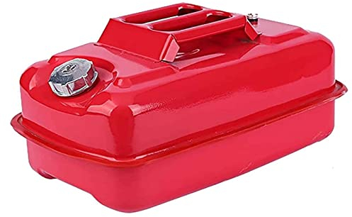 Bidon Essence Des Jerrycans Bidons D'essence En Métal Rouge 20L Grande Boîte De Stockage De Mazout, For Le Stockage De Carburant, De Carburant Diesel, De Conteneur De Bidon, De Secours D'urgence For L