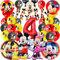 Micke mouse Globos, Micke Kit Decoraciones Cumpleaños 4 Años, Decoracion Fiesta Micke, Micke Party Globos, Micke Cumpleaños Globos Themed Party,Micke Mouse Globos Papel Aluminio Decoración Niños Niñas