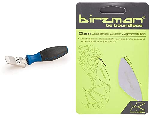 Park Tool Men's 57-00721 Brake Accessories, Black, One Size & Birzman Clam (3pcs/set) (Disc Brake Gap Indicator)
