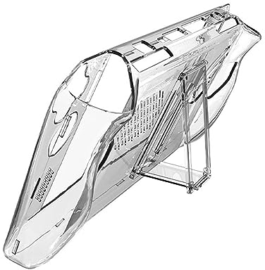 LICHIFIT Harte PC-Schutzhülle mit klappbarem Ständer für ASUS ROG Ally Spielkonsole, transparente Schale mit Rückenstütze