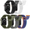 chinbersky 5 Pack Correa Loop Deportiva Compatibles con Correas Apple Watch 42mm 44mm 45mm 49mm, Ajustable Nylon Textil Correa de Repuesto para iWatch Ultra Series 9 8 SE 7 6 5 4 3 2 1