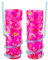 FabFinds Kids Drinks Cup with Curly Straw Reusable Drinks Cup 2 Pack (Hot Pink Ubicorn)