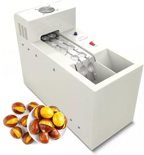 SKIHOT Macchina per Intagliare Castagne Commerciale,Macchina Automatica per Sgusciare E Aprire Castagne,Alta Efficienza E Facile Usare Adatta A Molte Dimensioni,B