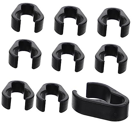 TOYANDONA 10 Stück Mikrofonkabelklemmen Aus Kunststoff Flexible Kabelclips Für Mikrofonständer Kabelhalter Organizer Zubehör Für Heimmikrofone