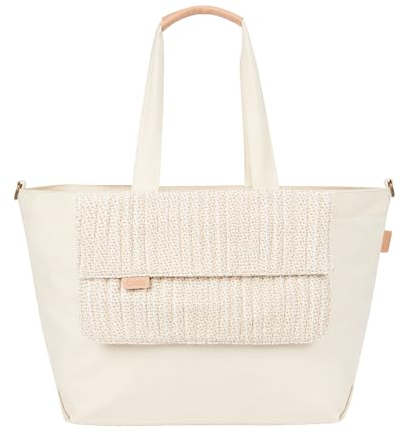 Babymoov Wickeltasche Tote Bag Bloom, Wickeltasche, Kapazität von 35l, zahlreiche Staumöglichkeiten, Wickelunterlage, Kinderwagenbefestigungund Schultergurt inbegriffen, abnehmbare kleine 3l Tasche