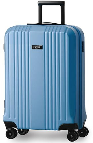 FERGÉ Handgepäck-Koffer Hartschale mit TSA Schloss Cannes Bordgepäck Rollkoffer 55 cm Reisekoffer Kabinen-Trolley 4 sanfte Rollen - sehr robuster Polycarbonat Koffer