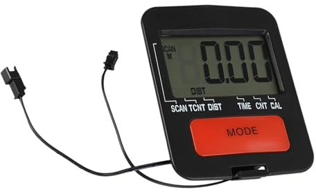 Oshhni Rudergerätzähler, Fitnessgerät, digitaler Zähler, Multifunktions-Herzfrequenzmesser, Ausrüstung für das Fitnessstudio, Heimtrainer