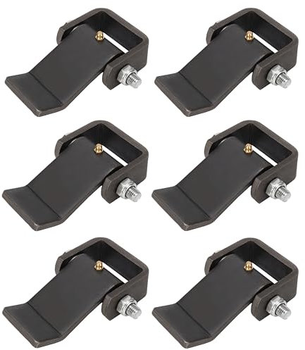 Dreamxiang Weld on Trailer Hinges Heavy Duty Greaseable Dump Trailer Hinges for Freight Trucks,Trailer Doors,fold Down gate, BBQ smoker's and Loading ramp (6 Pack)