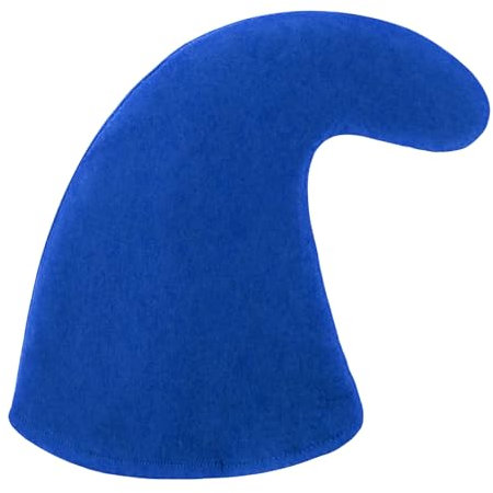 TAXTYHRE Zwergenmütze für Erwachsene, Zwergenmütze Filz, Zipfelmütze Zwerg, Elfenmütze für Erwachsene, Zubehör Kostüm Zwerge (Blau)