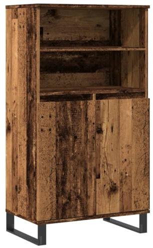 Generisch Kangmusi Highboard Altholz- 60x36x110 cm Holzwerkstoff, 857460