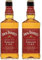 Jack Daniel's Tennessee Fire Whiskey, Fusión Jack Daniel's Old No.7 y Canela de Ceylán, Acabado Picante, 35% Vol. Alcohol, 700ml (Paquete de 2)