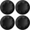 Lot de 4 capuchons en silicone pour manette de pouce - Pour Xbox One, Xbox 360, PS5, PS3, PS4, PS4 Pro - Accessoires fins de rechange (noir)