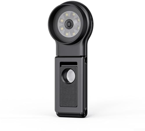 500X Mini Handheld Digital Mikroskop, LED Beleuchtung Tragbares Digitalmikroskop mit 500X Vergrößerung & 2.0 IPS Bildschirm