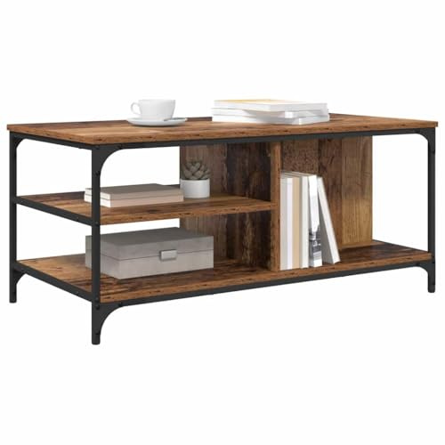 vidaXL Couchtisch Altholz 100 x 50 x 45 cm Holzwerkstoff