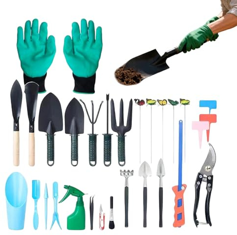 Calendrier De L Avent De Noël | Ensemble De Jardin De Noël Avec Gants - Petit Ciseau Calendrier Fêtes Compte À Rebours,pour Arrosage Plantation Extérieur Cour Allée Arrière-cour Ferme Patio Fête