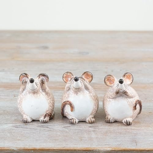 Portland Living 3 Wise Mice, 3A 8.5cm