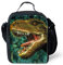 Leberna 3D Print Animal Insulated Lunch Bag with Bottle Holder Adjustable Strap for Kids Dinosaur