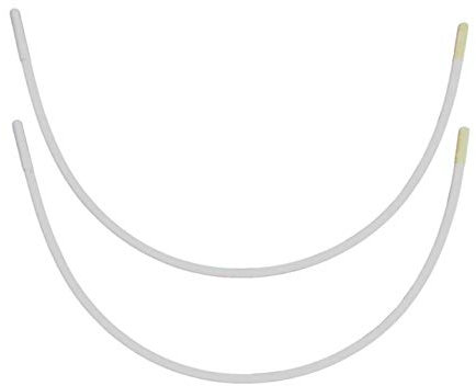 Porcelynne Carbon Steel Replacement Underwire Repair - Nylon Coated - Heavy Gauge Sturdy Wire for Bras - Regular Wire Size 34-1 Pair - See Pictures for Measurements and How to Order