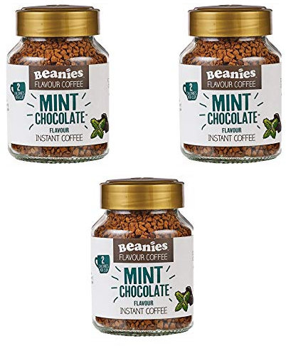 Beanies Mint Chocolate Flavour Instant Coffee 50g, 3 Pack