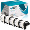 specmark 5 Rollen Endlosetiketten kompatibel mit Brother DK-22223 50mm x 30,48m Etiketten für allen QL-Etikettendruckern QL-570 QL-700 QL-800