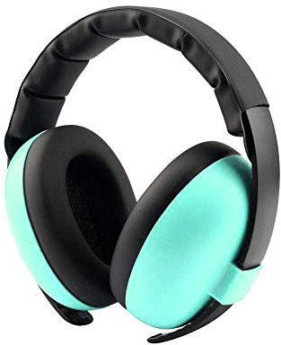 FungLam Baby Ear Defender Noise Cancelling Headphones for Kids Noise Reduction Earmuffs Adjustable Headband Hearing Protection for 0-3 baby/Years Infant/Toddlers (Green)