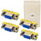 X4 Coupleur I VGA SVGA Prise Femelle – Femelle Adaptateur Connecteur 15 Broches Rallonge Extension Prolongateur Video - Adaptout Marque Française