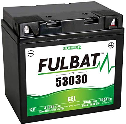 Fulbat 53030 Batterie De Moto Gel