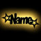Led Möbel Nacht-Lichter Lampe Stern-Funkeln mit individuell-em Name-n Personalisiert-e Baby Geschenk-e zur Taufe Geburt Kommunion