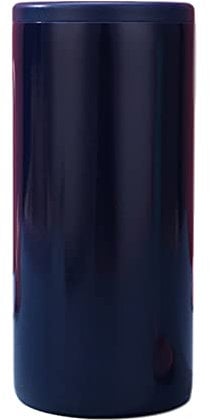 Thermos Cup Creative 12Oz Vacuum Mug Double Stainless Steel Beer Bottle Cooler Outdoor Travel Thermos Insulated Vacuum Beer Can Cooler Thermos Mug (Capacity : 101ML500ML, Color : Dark blue)