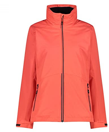 CMP - Woman Jacket Zip Hood Detachble Inn.Jacket, Woman, Campari, 46