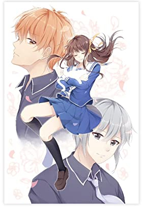 Anime Fruit Basket Poster 25 Canvas Poster Wall Art Decor Print Picture Paintings for Living Room Bedroom Decoration Unframe-style 12x18inch(30x45cm)
